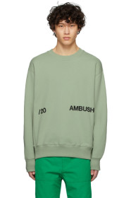 Ambush - 绿色 New 圆领套头衫