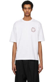 Ambush - SSENSE 限定 ホワイト Fire ロゴ T シャツ
