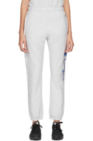 Champion Reverse Weave - Grey Big Script Lounge Pants