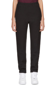 Champion Reverse Weave - Black Logo Lounge Pants