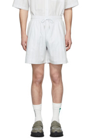 Han Kjobenhavn - Grey Striped Track Shorts