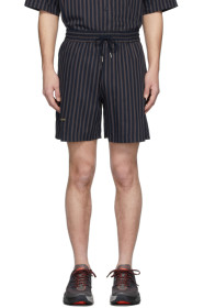 Han Kjobenhavn - Navy Striped Track Shorts
