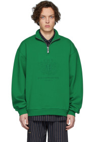 Han Kjobenhavn - Green Half-Zip Sweatshirt
