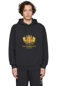 Han Kjobenhavn - Black Artwork Hoodie