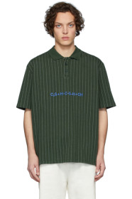 Han Kjobenhavn - Green Pinstripe Polo