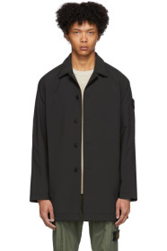 Stone Island - ブラック Ghost Mac コート