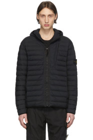 Stone Island - Black Down Loom Woven Jacket