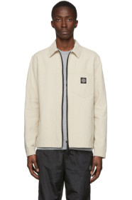 Stone Island - Beige Hemp Overshirt Jacket