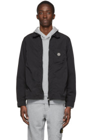Stone Island - Black Taffeta Overshirt Jacket