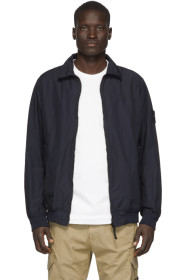 Stone Island - ネイビー Naslan ライト Watro ジャケット