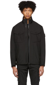 Stone Island - ブラック Gore-Tex® ジャケット