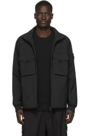 Stone Island - ブラック ストレッチ 5L ジャケット