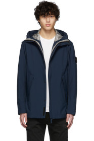 Stone Island - Navy Hooded Jacket