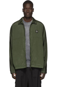 Stone Island - カーキ ナイロン メタル Watro リップストップ ジャケット