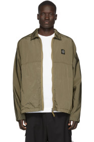 Stone Island - ベージュ ナイロン メタル Watro リップストップ ジャケット