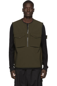Stone Island - Veste extensible kaki 5L