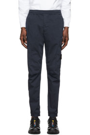 Stone Island - Navy Wool Cargo Pants