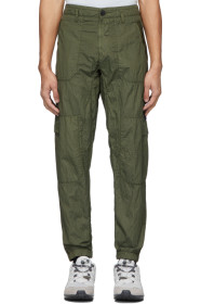 Stone Island - Khaki Seersucker Cargo Pants