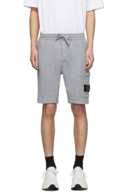 Stone Island - Grey Mélange Shorts