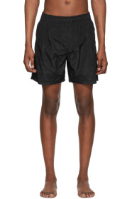 Stone Island - Black Nylon Swim Shorts