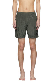 Stone Island - Green Nylon Swim Shorts