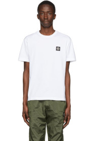 Stone Island - White Logo Patch T-Shirt