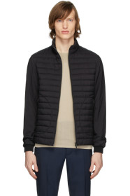 Herno - Blouson en nylon noir Matte