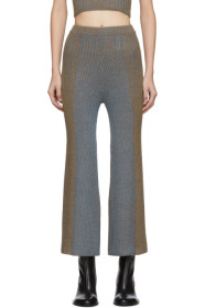 Eckhaus Latta - Brown & Blue Plated Trousers