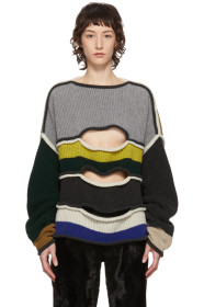 Eckhaus Latta - Multicolor Striped Nihilist Sweater