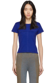 Eckhaus Latta - Blue Lapped Baby T-Shirt