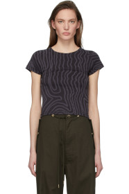 Eckhaus Latta - Grey Spiral Baby T-Shirt