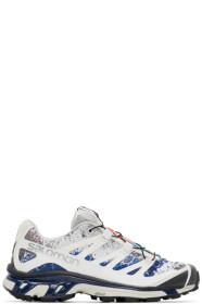 Salomon - White & Blue Limited Edition XT-4 ADV Sneakers