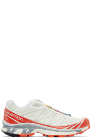 Salomon - Off-White & Red Limited Edition XT-6 ADV Sneakers