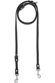 032c - Black Leather Leash