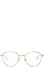Oliver Peoples The Row - 金色 Brownstone 2 眼镜