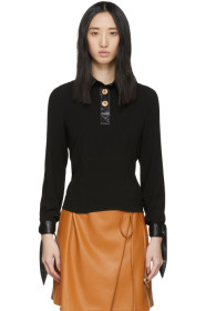 Nanushka - Black Agnes Polo