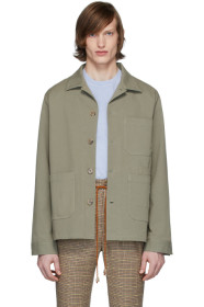 Nanushka - Khaki Theo Chore Coat