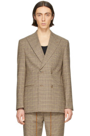 Nanushka - Brown Wool Malvin Double-Breasted Blazer