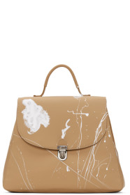 Cherevichkiotvichki - Sac brun clair Small Splatter Lock