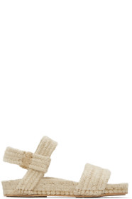 Cherevichkiotvichki - Beige Woven Sandals