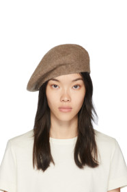 Lauren Manoogian - Tan Horizontal Beret