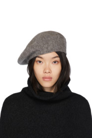 Lauren Manoogian - Grey Horizontal Beret