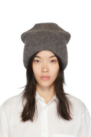 Lauren Manoogian - Grey Alpaca Carpenter Beanie