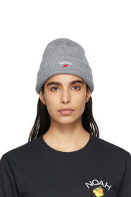 Noah NYC - Grey Wing Foot Beanie