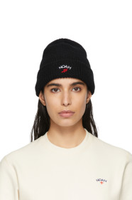 Noah NYC - Black Wing Foot Beanie