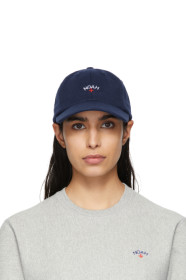 Noah NYC - Navy Rugby Logo Cap