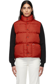 Noah NYC - Red Cashball Down Puffer Vest