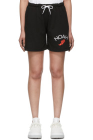 Noah NYC - Black Rugby Cloth Shorts