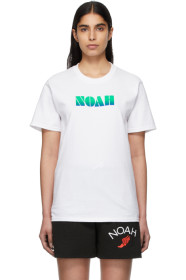 Noah NYC - White Gradient Logo T-Shirt