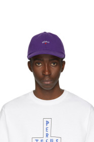 Noah NYC - Casquette mauve Core Logo Rugby